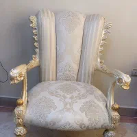 مبل ۷ نفره کلاسیک سفید