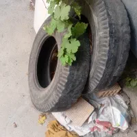 لاستیک جلو نیسان کار کرده
