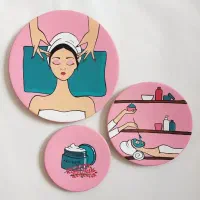 نقاشی دیوارکوب سفالی
