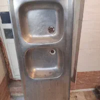 سینک دوقلو استیل