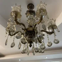لوستر برنزی کاملا نو