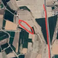 زمین کشاورزی ۷۷۸۶ متر مربع / 2ساعت حق‌آبه کانال