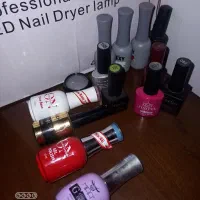 دستگاه یووی ۵۴wبه همراه ۹رنگ لاکژل