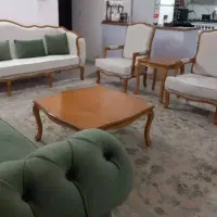 مبل 7نفره همراه بامیزعسلی