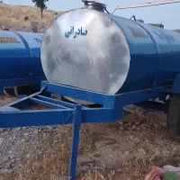 تانکر چرخ دار ۲۰۰۰ لیتری  شاسی قوی ورق ۲ سفید ضخیم