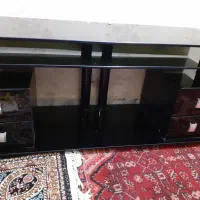 میز تلویزیون شیشه ای ال سی دی