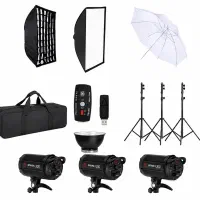 پکیج Jinbei Spark II 300 + پایه و لوازم جانبی