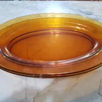 دیس عسلی دورالکس ۳۸ سانتی اصل فرانسه دو عدد