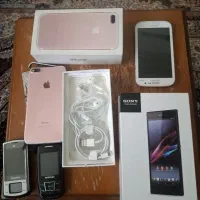 چند مدل گوشی سامسونگ،s3. ایفون 7  هاوی  سونی z