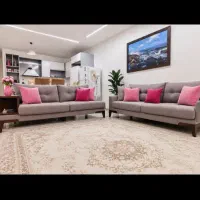 مبل ال در حد نو ۷ نفره سالم با فومی نرم ومحکم