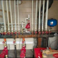 لوله کشی رادیاتور موتورخانه پکیج گیلاوند پردیس...