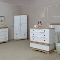 تخت و سرویس نوزادی مناسب سیسمونی دومنظوره