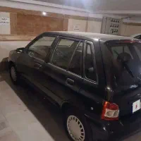 پراید ۱۱۱ مدل ۹۸ seمشکی بدون رنگ وتصادف