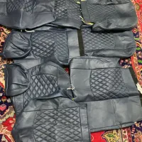 روکش صندلی چرم۲۰۶ سرمه ای رنگ درحدواقعا نو
