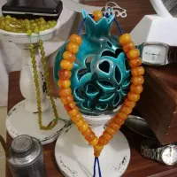 تسبیح کهربا کهنه