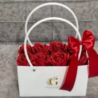 انواع گل روبانی و باکس هدیه گالری دلارز