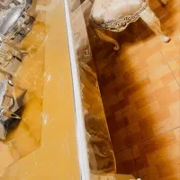میز نهار خوری راش بدون خط خش