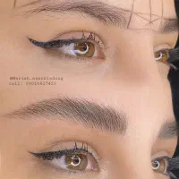 میکروبلیدینگ نچرال شید لب بن مژه با مواد آمریکایی