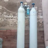 دوعددکپسول اکسیزن 10کیلویی به همراه یه عددگیج