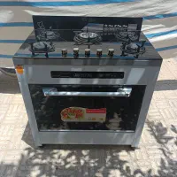 اجاق گاز طرح فر صفحه شیشه