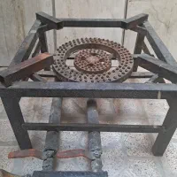 اجاق بزرگ دو شعله سالم و نو سایز ۴۳ در ۴۳ سانت