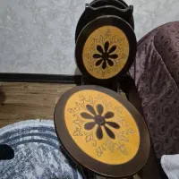 ۴عدد میز عسلی مینیاتوری با پایه