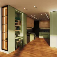 کابینت  کمد دیواری کاغذ دیواری (دکوراسیون داخلی)