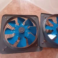 ۲ عددفن نیمه صنعتی دائم کار موتور کامل آهنی۲۵در ۲۵