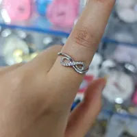 انگشتر طرح بینهایت نقره اصل