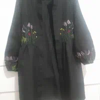 مانتو مشکی طرح سنتی