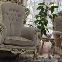 مبل سلطنتی ۹نفره|مبلمان خانگی و میز عسلی|قائن, |دیوار