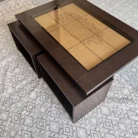 میز جلو مبلی همراه چهار عسلی