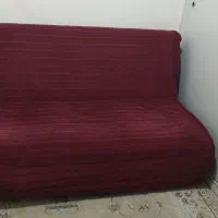یک جفت مبل تخت خواب شو کاملاً سالم فنرا سالم
