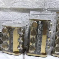 جا ادویه چرخشی مدل مربع