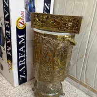 سطل وجا دستمال برنز /برنجی