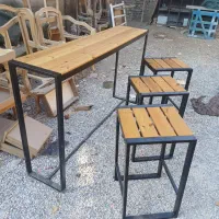 نیمکت مدل پرو چوب درجه یک صندلی تک نفره شیک