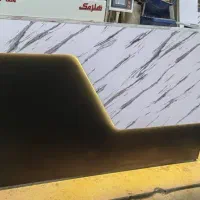 میز پیشخوان یا کانتر فروش ام دی اف با نور مخفی