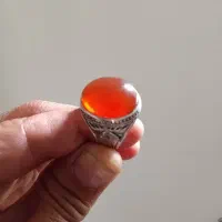 انگشتر عقیق یمنی قدیمی