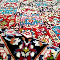 قالی طرح دستباف چالشتری فرش ماشینی نو 700شانه