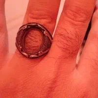 رکاب استیل نو خالی انگشتر