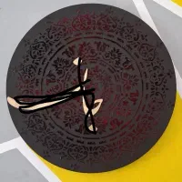 تابلو برجسته مخمل با حروف برجسته