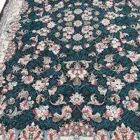 فرش هفتصد شانه الماس سرمه ای.نو