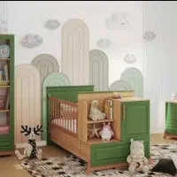 سیسمونی تخت و کمد اتاق کودک از تولیدی اقساطی