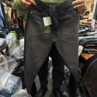 شلوار مام فیت شلوار کش پارچه پر ۸۰ تا ۱۰۵