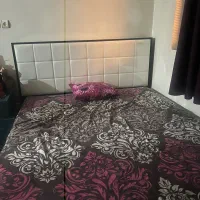 سرویس کامل تخت ۲ نفره با خوش خواب و پا تختی و دراو
