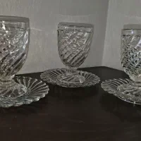 نیم ست شربتخوری عتیقه  پیچ روسی