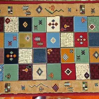 گلیم فرش هنری‌ طرح گبه
