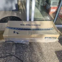 سینک دو لگن ایلیا استیل