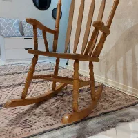 صندلی راک چوب گردو