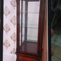 بوفه چوب مدل جدید با نور سقف